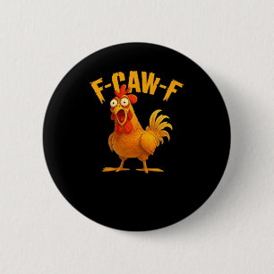 Bóton Redondo 5.08cm F-Caw-F-Chicken Essential Vintage Cool