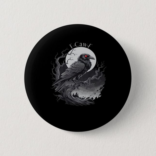 Bóton Redondo 5.08cm F-Caw-F Classic Minimal Clean (Frente)