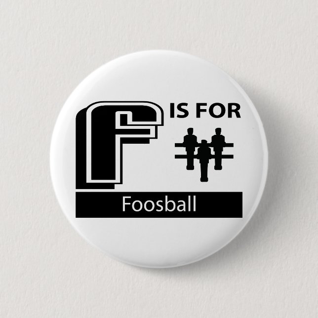 Bóton Redondo 5.08cm F é para Foosball (Frente)