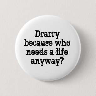 Bóton Redondo 5.08cm Fã-ficção Merch de Drarry