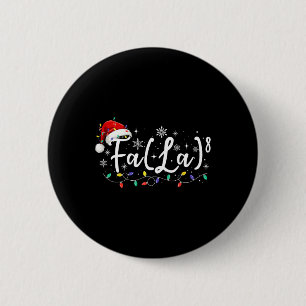 Bóton Redondo 5.08cm Fa (la)8 Papais noeis de Natal Engraçados Fa La Ma