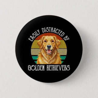 Bóton Redondo 5.08cm Facilmente Distraído Por Golden Retrievers