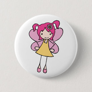 Bóton Redondo 5.08cm Fada bonito