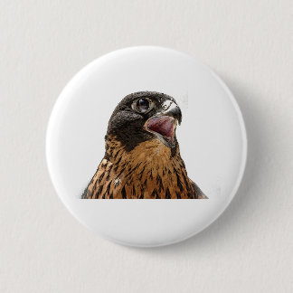 Bóton Redondo 5.08cm Falcão de peregrino personalizado