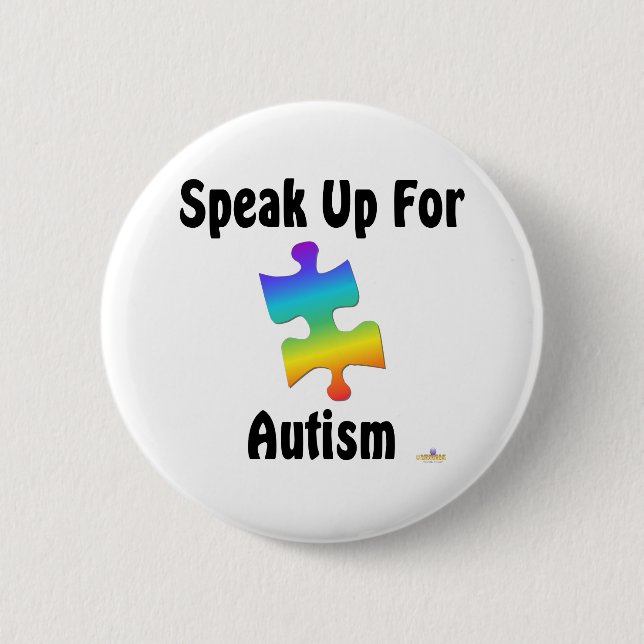 Bóton Redondo 5.08cm Fale Por Autismo (Frente)