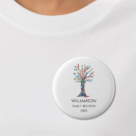 Bóton Redondo 5.08cm Família Reunião Família Rainbow