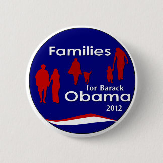 Bóton Redondo 5.08cm Famílias para Barack Obama 2012