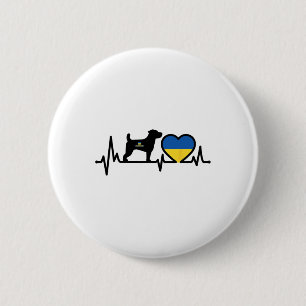 Bóton Redondo 5.08cm Famoso Patrocinador de Cães Ucranianos Heatr Puls