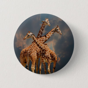 BÓTON REDONDO 5.08CM FANTASIA DE GIRAFFIC