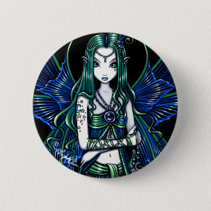 Bóton Redondo 5.08cm Fantasia feericamente celestial de "Zoe" da