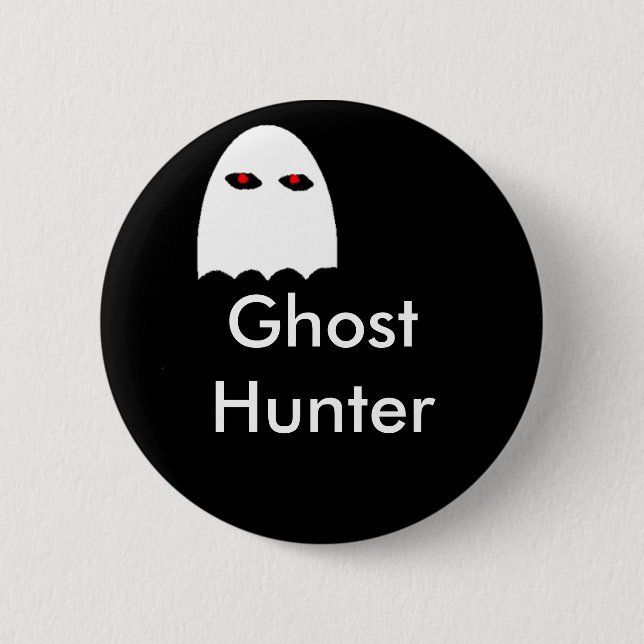Bóton Redondo 5.08cm Fantasma Hunter (Frente)