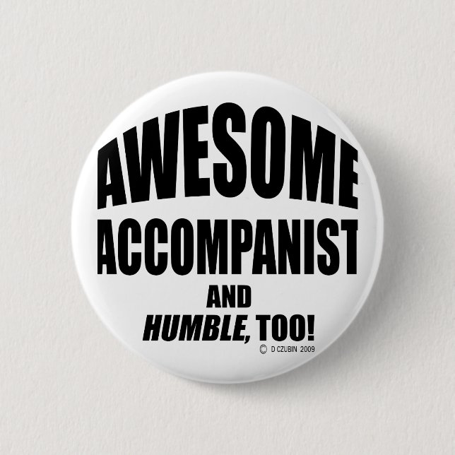 Bóton Redondo 5.08cm Fantástico Acompanhante (Frente)