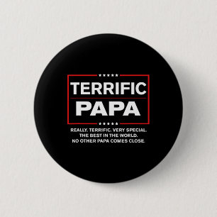 Bóton Redondo 5.08cm Fantástico Papa - Engraçado Donald Trump Melhor Pa