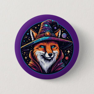 Bóton Redondo 5.08cm Fantasy Fox - Assistente Celestial
