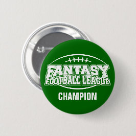 Bóton Redondo 5.08cm Fantasy Futebol FFL CHAMPION