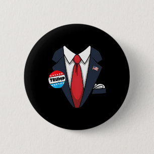 Bóton Redondo 5.08cm Fato de Fantasia de Halloween do Donald Trump para