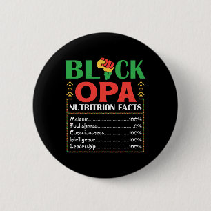 Bóton Redondo 5.08cm Fato Nutricional do Preto Africano Opa Consciência