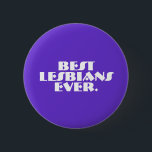 Bóton Redondo 5.08cm Favor lésbica/favor do casamento<br><div class="desc">Favor lésbica do casamento/favor - botão feito sob encomenda do chá de casamento para seu casal lésbica favorito!</div>