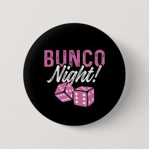 Bóton Redondo 5.08cm Favoritos para festas do Prêmio Raffle Bunco Noit