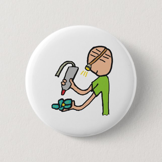 Bóton Redondo 5.08cm Fazer de joalharia (Frente)