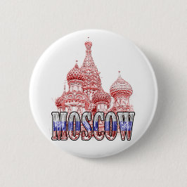 Bóton Redondo 5.08cm Federação Russa de Moscou