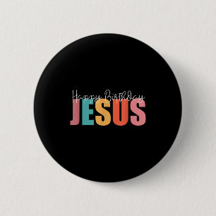 Bóton Redondo 5.08cm Feliz aniversário jesus natal ester 40%png
