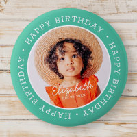 Feliz Aniversário Moderno, Foto Personalizada