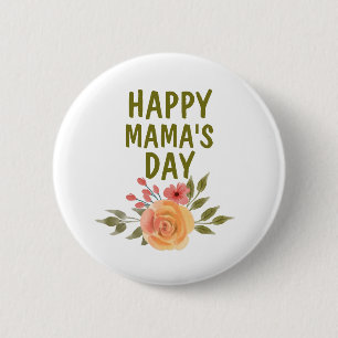 Bóton Redondo 5.08cm Feliz Dia das Mães