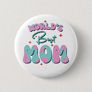 Bóton Redondo 5.08cm Feliz dia de as mães