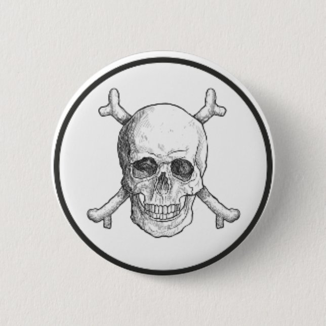 Bóton Redondo 5.08cm Feliz Gato Assustador do Halloween (Frente)