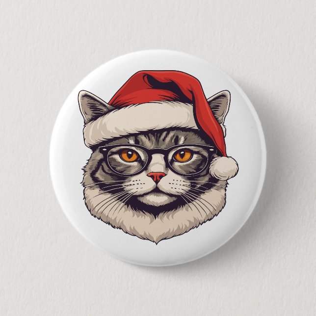 Bóton Redondo 5.08cm Feliz Natal (Frente)