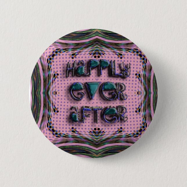 Bóton Redondo 5.08cm feliz sempre em seguida (Frente)