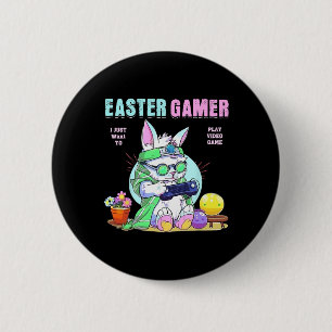 Bóton Redondo 5.08cm Felz pascoa Cony Funny Gamer Video Game Boys Gir