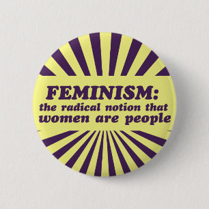 Bóton Redondo 5.08cm Feminismo