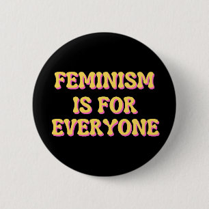 Bóton Redondo 5.08cm Feminismo É Para Todos