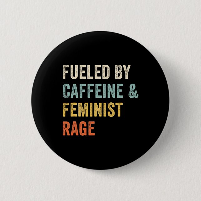 Bóton Redondo 5.08cm Feminista em Escolha Pró (Frente)