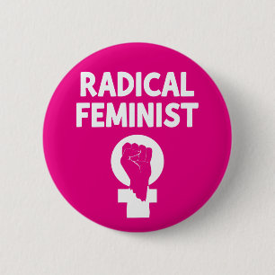Bóton Redondo 5.08cm Feminista Radical