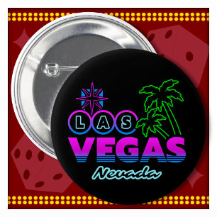 Bóton Redondo 5.08cm Férias Familiares Trip Souvenir Las Vegas Férias
