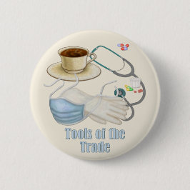 Bóton Redondo 5.08cm Ferramentas do comércio