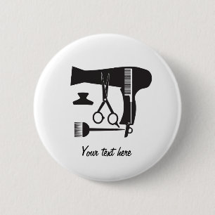 Bóton Redondo 5.08cm Ferramentas dos penteados