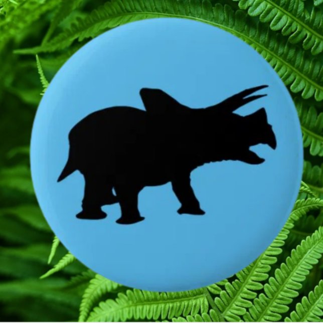 Bóton Redondo 5.08cm Festa de dinossauro Azul (Bring your dream party to life with our selection of quality Dinosaur themed party supplies )