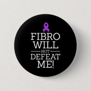 Bóton Redondo 5.08cm Fibromialgia Sensibilização Fibro Guerreiro Não Va