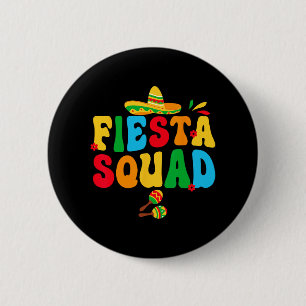 Bóton Redondo 5.08cm Fiesta Squad Bride Bridesmaid My Final Fiesta Bach