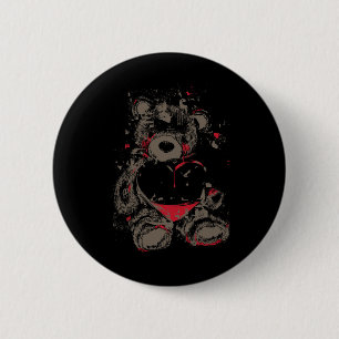 Bóton Redondo 5.08cm Figurino Legal de Urso Corado Fácil Gi de Hallowe
