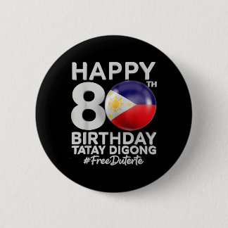 Bóton Redondo 5.08cm Filipino Heritage Duterte Patriots Outfits Tee
