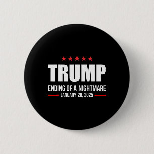 Bóton Redondo 5.08cm Fim do Erro de Trump 20 de Janeiro de 2025 Inaugur