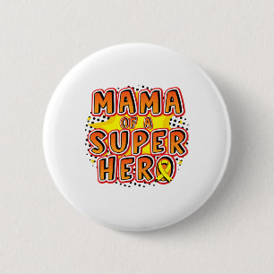 Bóton Redondo 5.08cm Fita de Mamãe de Câncer Infantil de uma Família Su