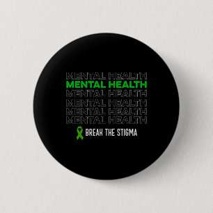 Bóton Redondo 5.08cm Fita de Quebra do Estigma de Conscientização da Sa