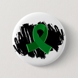 Bóton Redondo 5.08cm Fita do verde esmeralda de infecção hepática co