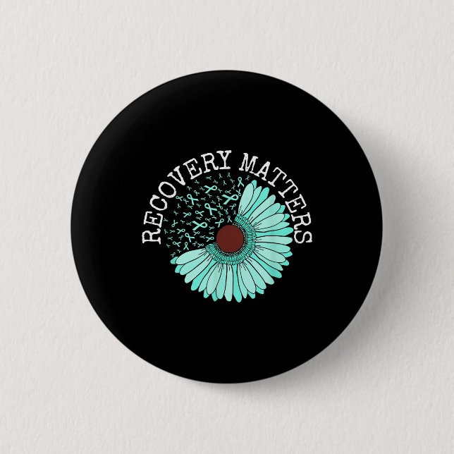 Bóton Redondo 5.08cm Fita do Vício de Sensibilização para o Consumo de  (Frente)